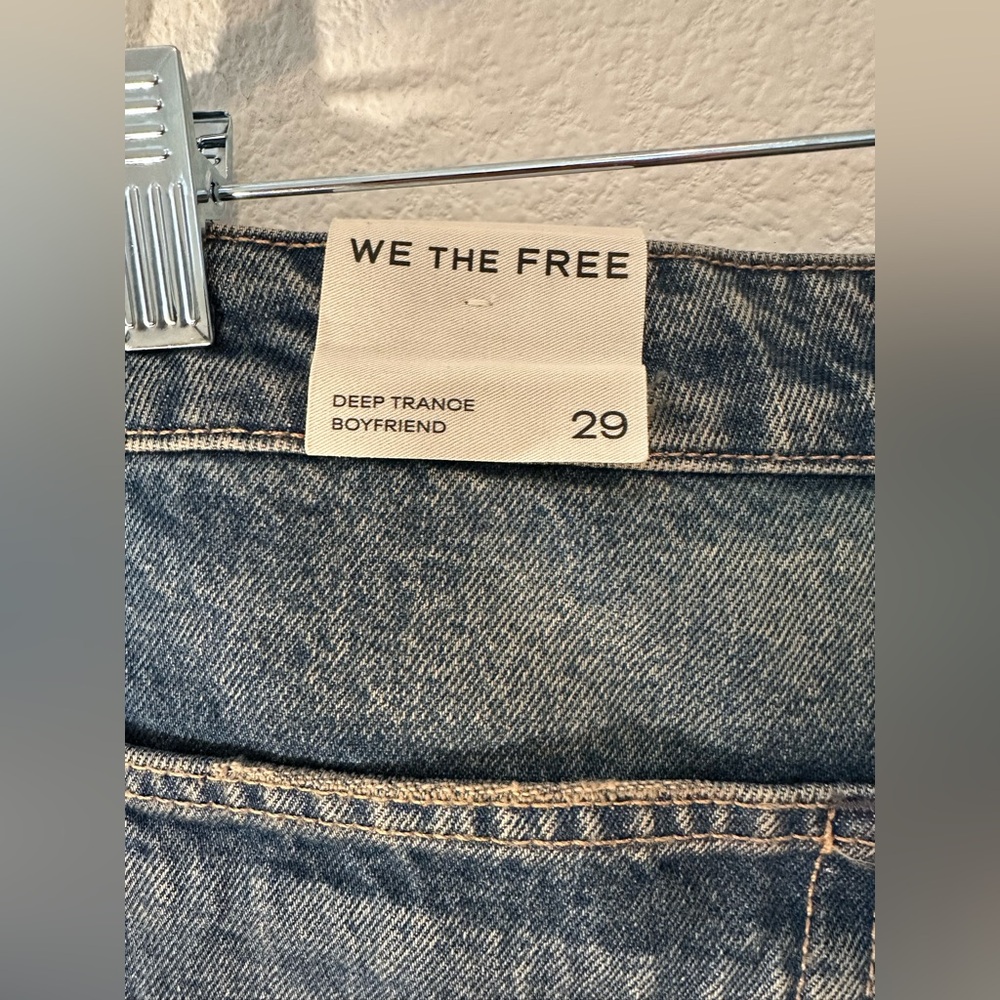 Free People Women's Deep Trance Dropped Boyfriend Jeans, 29 - Picture 7 of 8